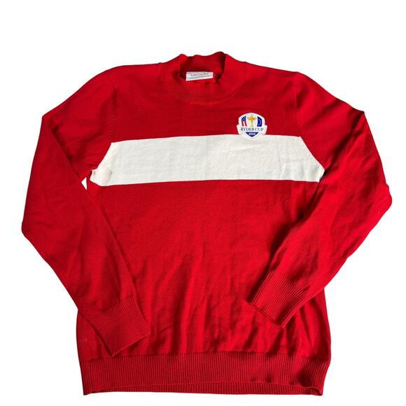 Ryder Cup 2023 Sweater Womens Medium Golf Barstool Sports Red White Long Sleeve - Picture 1 of 10